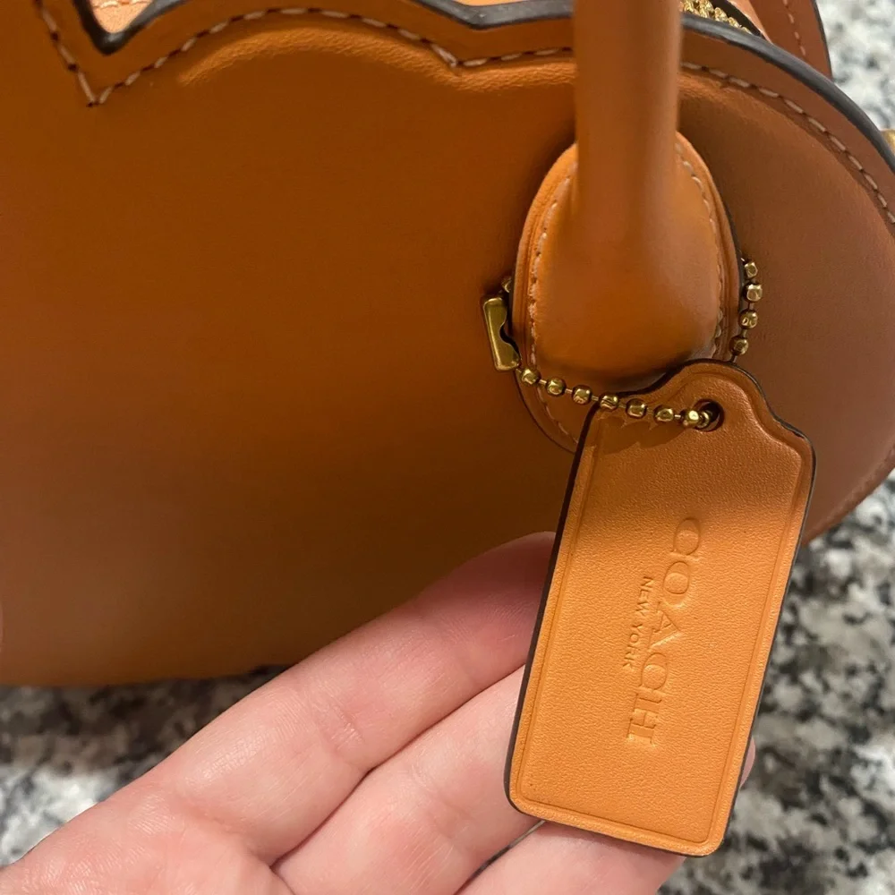 Brand new with tags coach runway pumpkin RARE - Picture 8 of 8